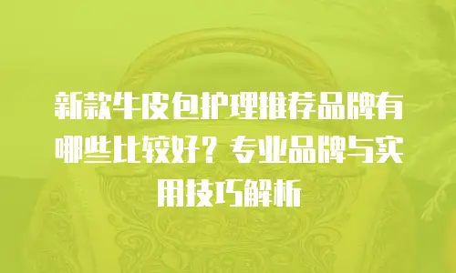 新款牛皮包护理推荐品牌有哪些比较好？专业品牌与实用技巧解析