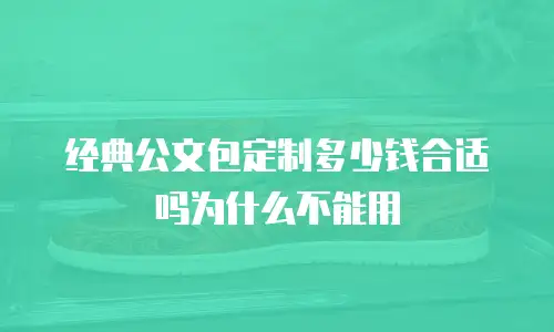 经典公文包定制多少钱合适吗为什么不能用