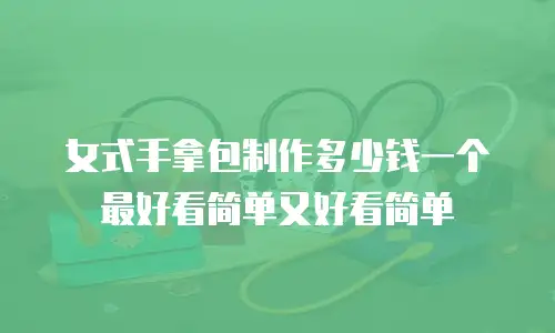 女式手拿包制作多少钱一个最好看简单又好看简单