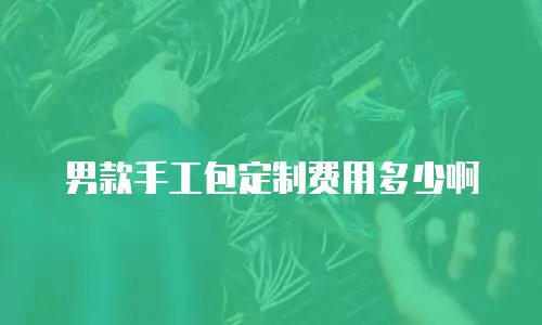 男款手工包定制费用多少啊