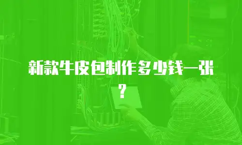 新款牛皮包制作多少钱一张？
