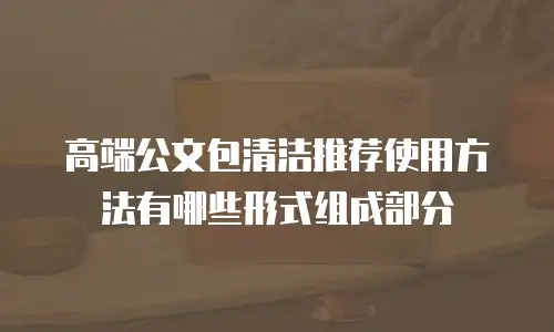 高端公文包清洁推荐使用方法有哪些形式组成部分
