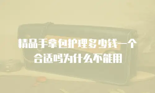 精品手拿包护理多少钱一个合适吗为什么不能用