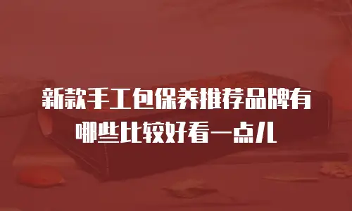 新款手工包保养推荐品牌有哪些比较好看一点儿
