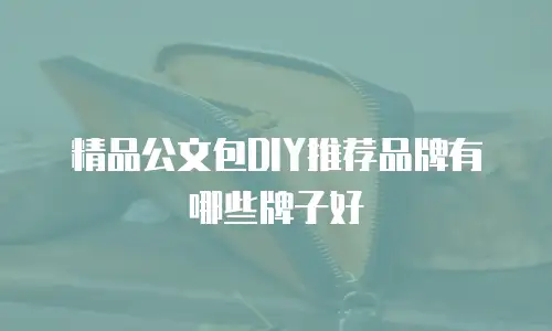 精品公文包DIY推荐品牌有哪些牌子好