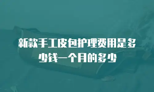 新款手工皮包护理费用是多少钱一个月的多少