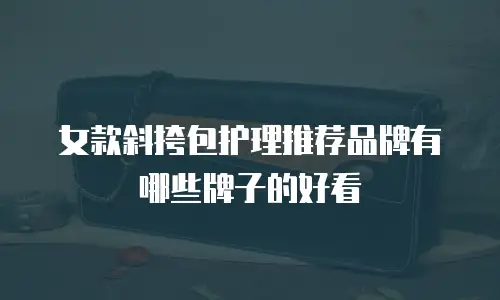 女款斜挎包护理推荐品牌有哪些牌子的好看
