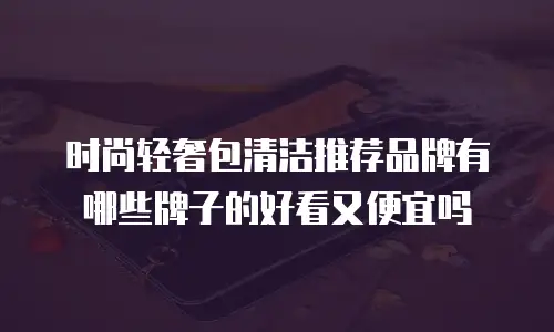 时尚轻奢包清洁推荐品牌有哪些牌子的好看又便宜吗