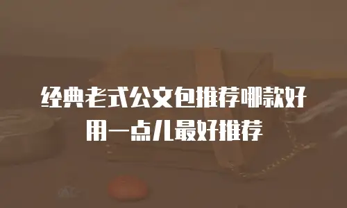 经典老式公文包推荐哪款好用一点儿最好推荐