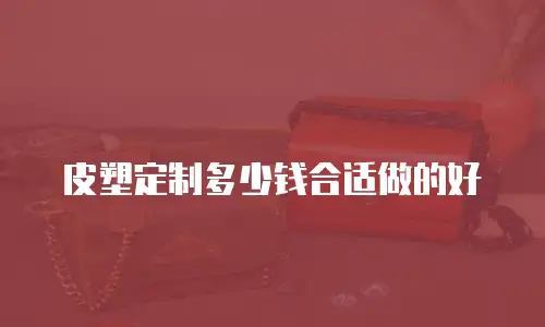 皮塑定制多少钱合适做的好
