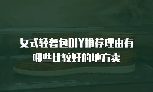女式轻奢包DIY推荐理由有哪些比较好的地方卖
