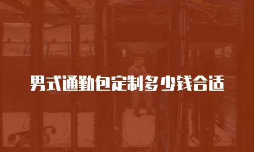 男式通勤包定制多少钱合适