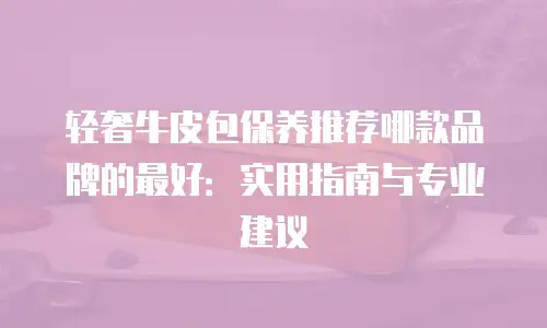 轻奢牛皮包保养推荐哪款品牌的最好：实用指南与专业建议