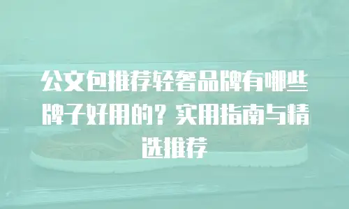 公文包推荐轻奢品牌有哪些牌子好用的？实用指南与精选推荐
