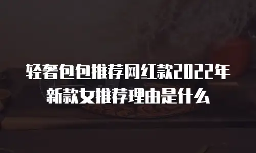 轻奢包包推荐网红款2022年新款女推荐理由是什么