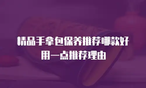精品手拿包保养推荐哪款好用一点推荐理由