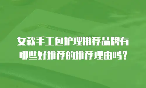 女款手工包护理推荐品牌有哪些好推荐的推荐理由吗？