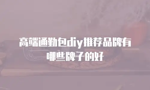 高端通勤包diy推荐品牌有哪些牌子的好