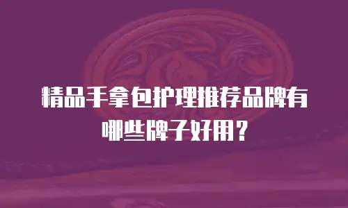 精品手拿包护理推荐品牌有哪些牌子好用？