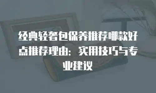 经典轻奢包保养推荐哪款好点推荐理由：实用技巧与专业建议
