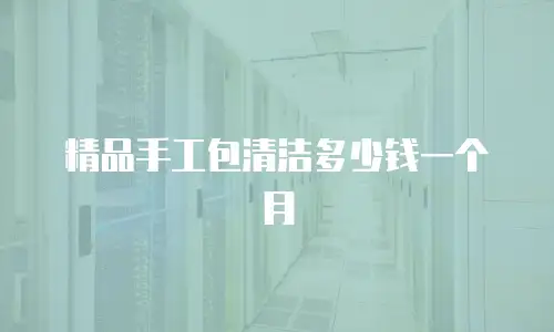 精品手工包清洁多少钱一个月
