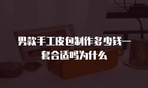 男款手工皮包制作多少钱一套合适吗为什么