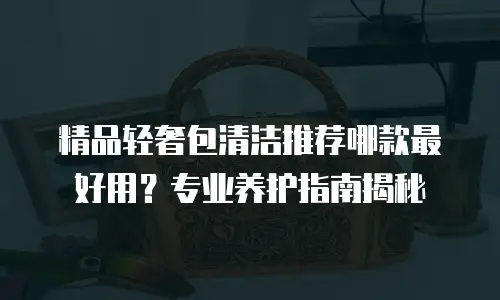 精品轻奢包清洁推荐哪款最好用？专业养护指南揭秘