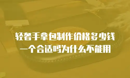 轻奢手拿包制作价格多少钱一个合适吗为什么不能用