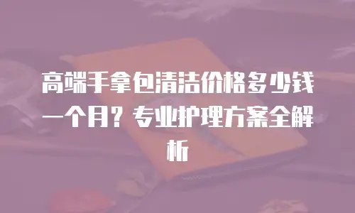 高端手拿包清洁价格多少钱一个月？专业护理方案全解析