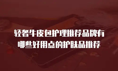 轻奢牛皮包护理推荐品牌有哪些好用点的护肤品推荐