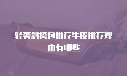轻奢斜挎包推荐牛皮推荐理由有哪些
