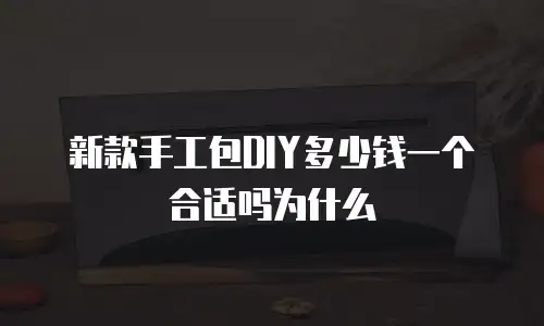 新款手工包DIY多少钱一个合适吗为什么