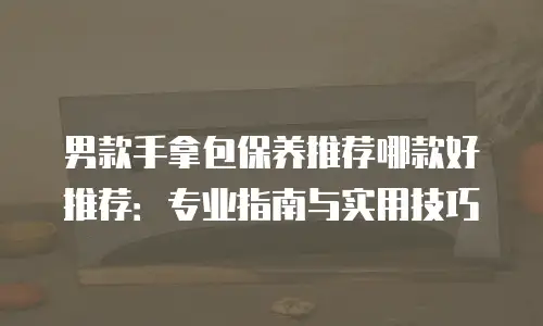 男款手拿包保养推荐哪款好推荐：专业指南与实用技巧