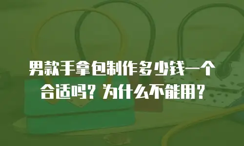 男款手拿包制作多少钱一个合适吗？为什么不能用？