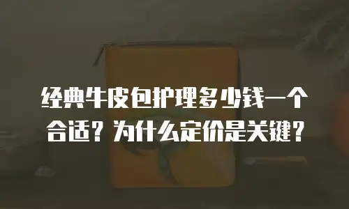 经典牛皮包护理多少钱一个合适？为什么定价是关键？