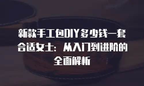 新款手工包DIY多少钱一套合适女士：从入门到进阶的全面解析