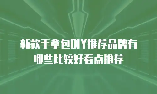 新款手拿包DIY推荐品牌有哪些比较好看点推荐