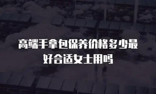 高端手拿包保养价格多少最好合适女士用吗