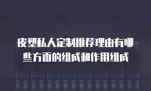 皮塑私人定制推荐理由有哪些方面的组成和作用组成