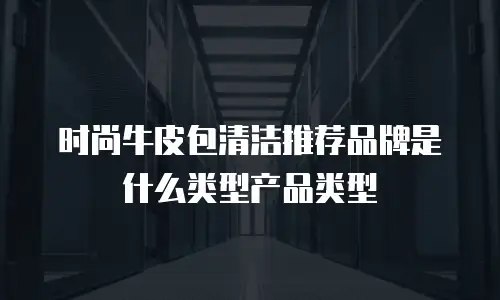 时尚牛皮包清洁推荐品牌是什么类型产品类型