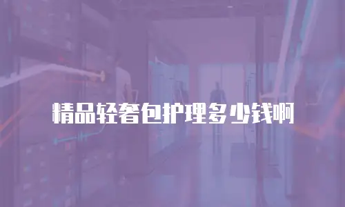 精品轻奢包护理多少钱啊