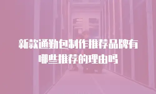 新款通勤包制作推荐品牌有哪些推荐的理由吗