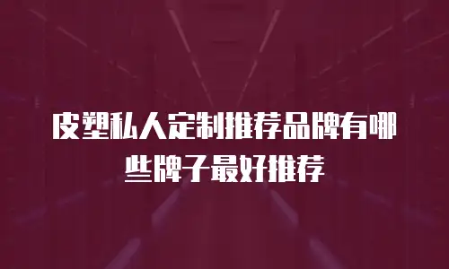 皮塑私人定制推荐品牌有哪些牌子最好推荐