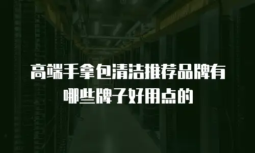 高端手拿包清洁推荐品牌有哪些牌子好用点的