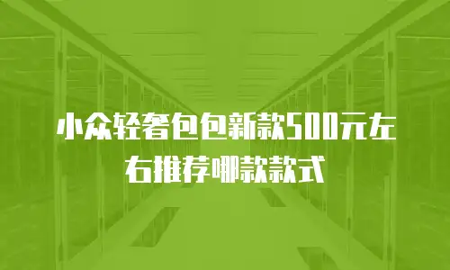小众轻奢包包新款500元左右推荐哪款款式