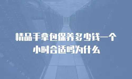 精品手拿包保养多少钱一个小时合适吗为什么