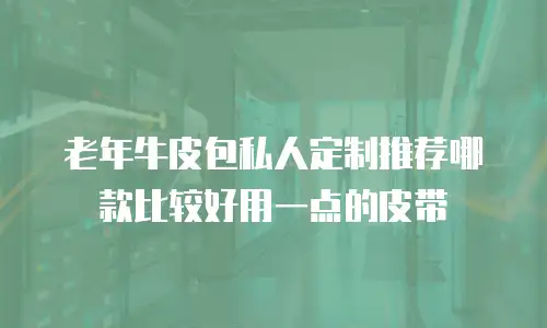 老年牛皮包私人定制推荐哪款比较好用一点的皮带