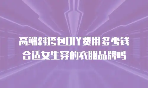 高端斜挎包DIY费用多少钱合适女生穿的衣服品牌吗