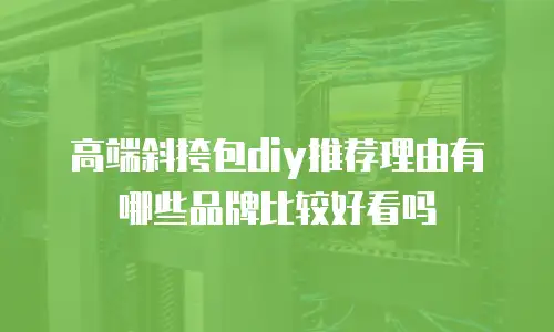 高端斜挎包diy推荐理由有哪些品牌比较好看吗