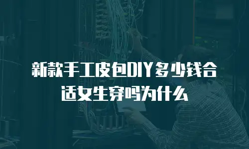 新款手工皮包DIY多少钱合适女生穿吗为什么